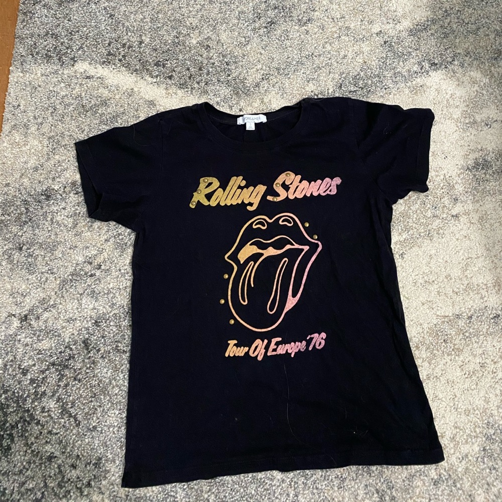 DayDreamer embellished rolling stones tee